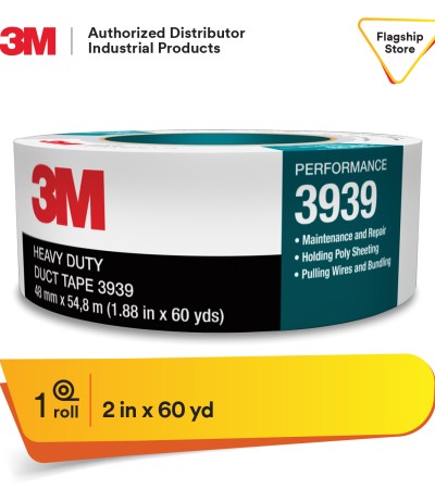 3M™ Heavy Duty Duct Tape 3939, 2 IN X 60 YD